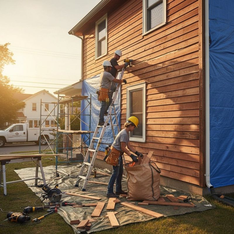 Barn Siding Repair detail