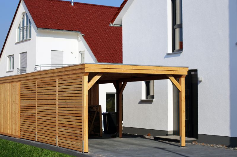 Wood Carport Installation detail